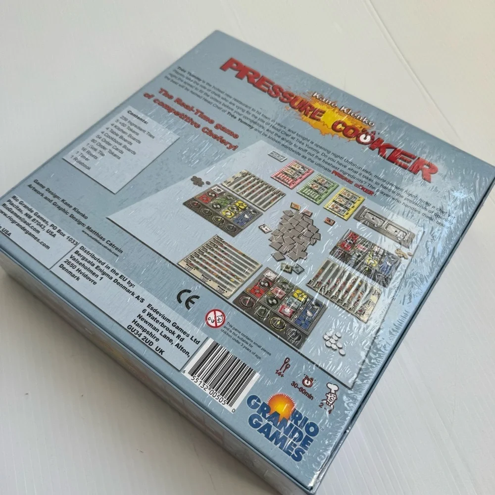 Pressure Cooker Board Game by - Kane Klenko Rio Grande Games